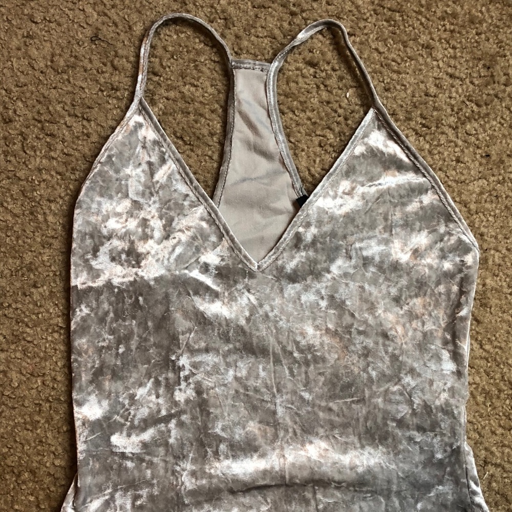 Disco Velvet Tank Top